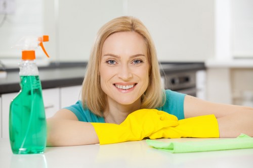 Detailed bathroom and kitchen cleaning for a Harringay property