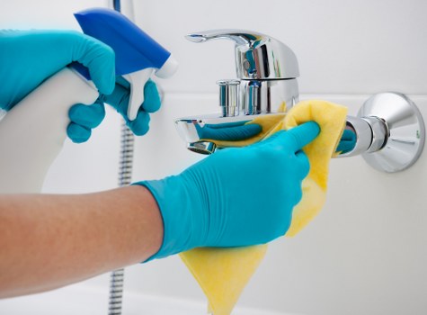 Local cleaners preparing a Harringay property for handover after moving out