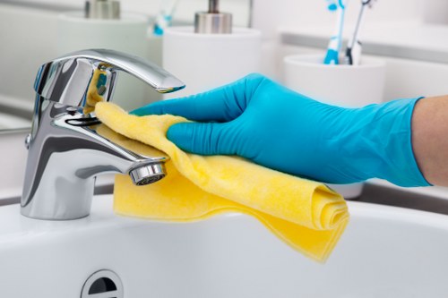 Local cleaner preparing a regular cleaning visit in Harringay